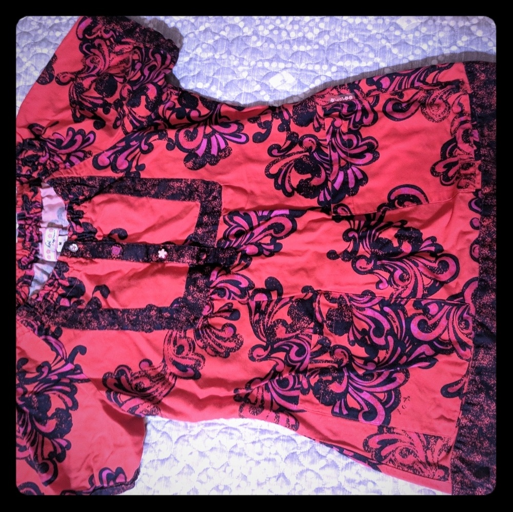 Koi Scrub top